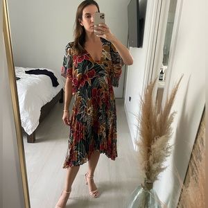 Club Monaco floral cocktail dress
